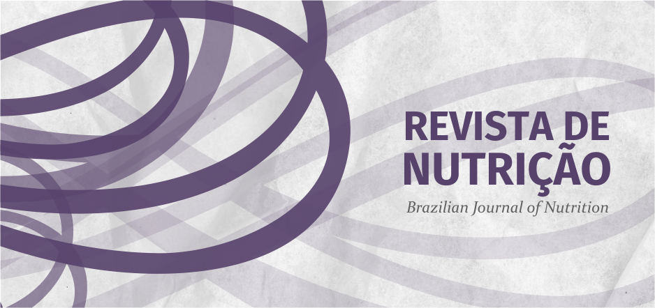 Logomarca do periódico: Revista de Nutrição