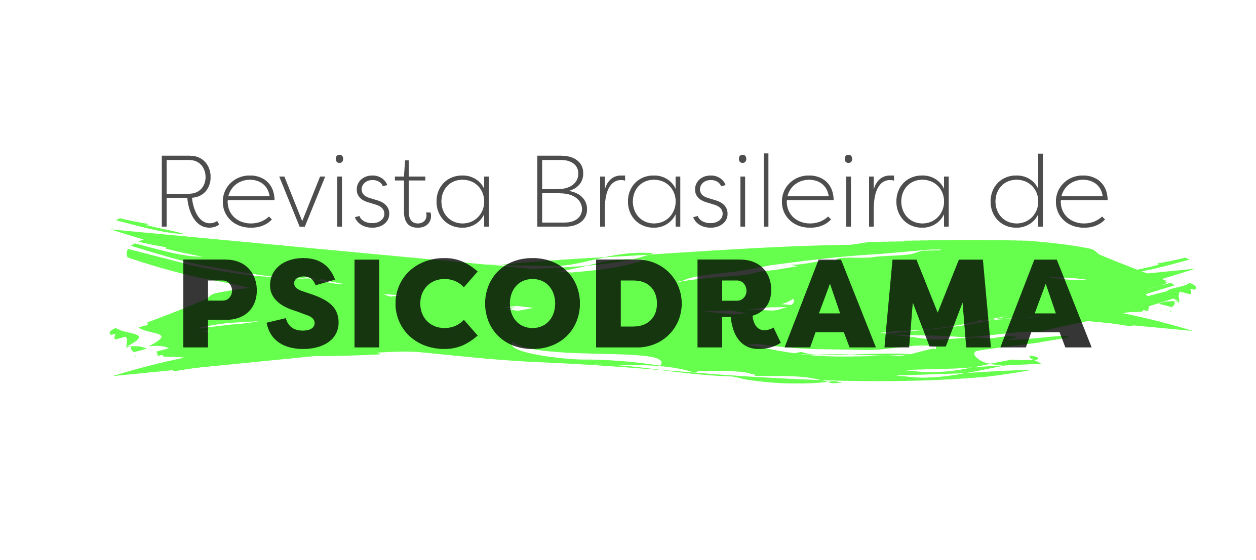 Logomarca do periódico: Revista Brasileira de Psicodrama